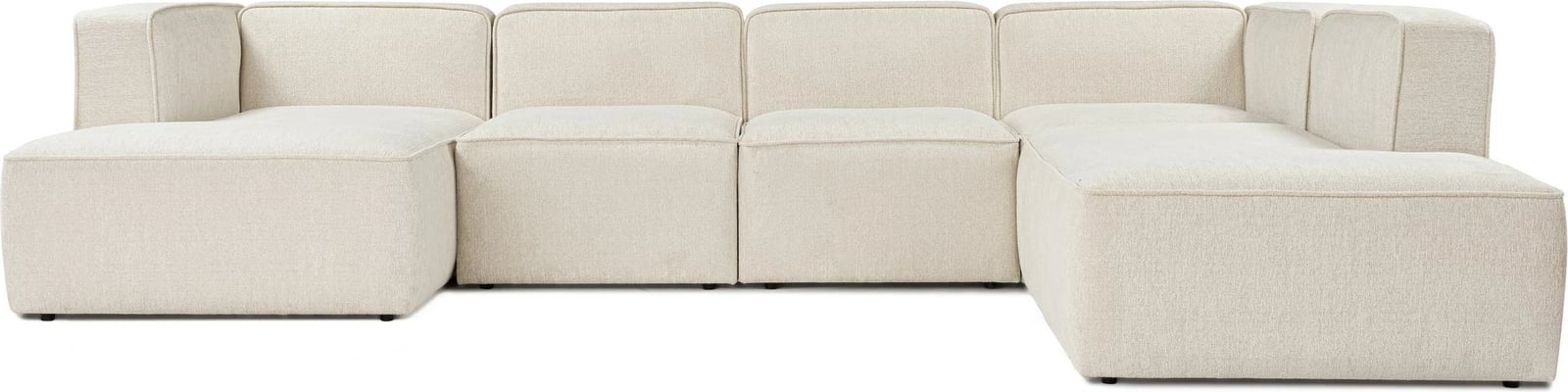 Këndore Atelier del Sofa More M (M5-M1-M1-M2-M3), krem