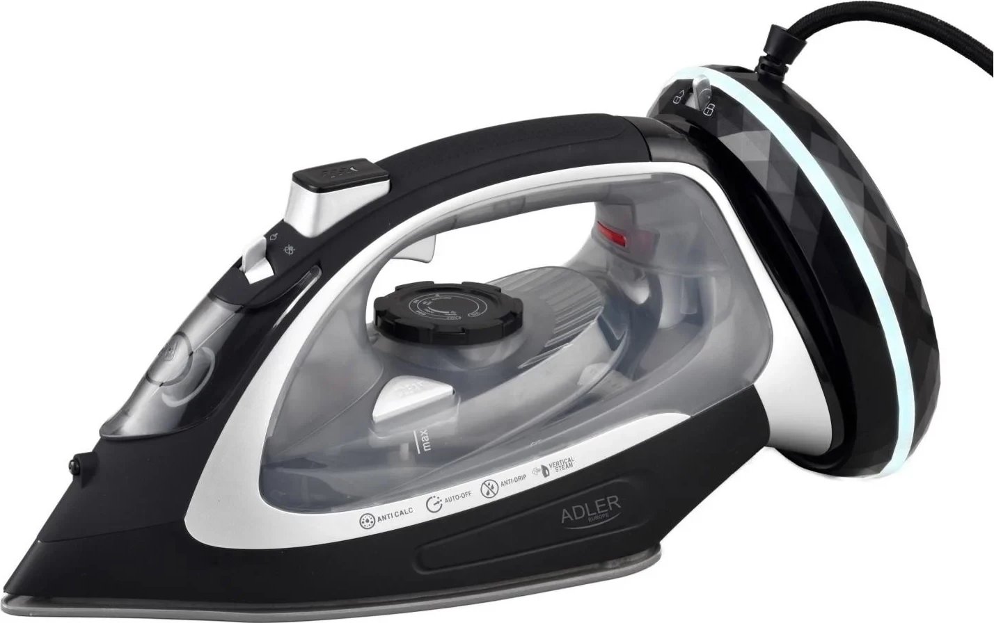 Hekur Adler AD 5043, 2800W, pa kabllo, zi-gri