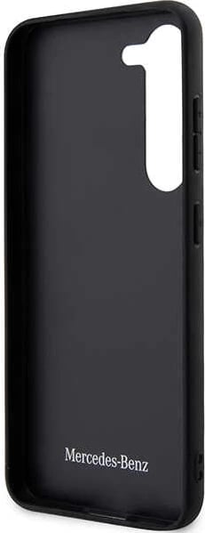 Mbështjellës Mercedes Urban Line për Samsung Galaxy S23 FE, lëkurë, i zi