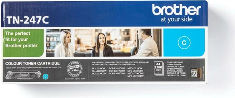 Toner, Brother TN-247C TN247C, rendiment 2300 faqe, cyan
