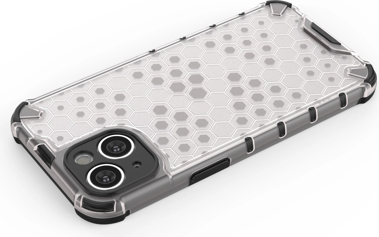 Mbështjellës Hurtel Honeycomb për iPhone 14, i zi