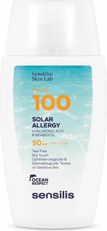 Fluid mbrojtës nga dielli Sensilis Solar Allergy Ultrafluid 100 SPF50+, unisex, 40ml