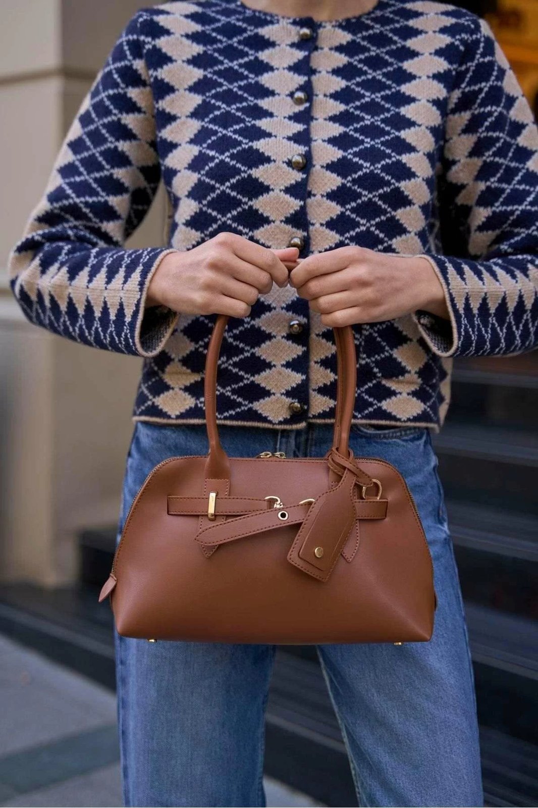 Çantë dore Zoozie Bags, ngjyrë tan, MK1020225SV10-002