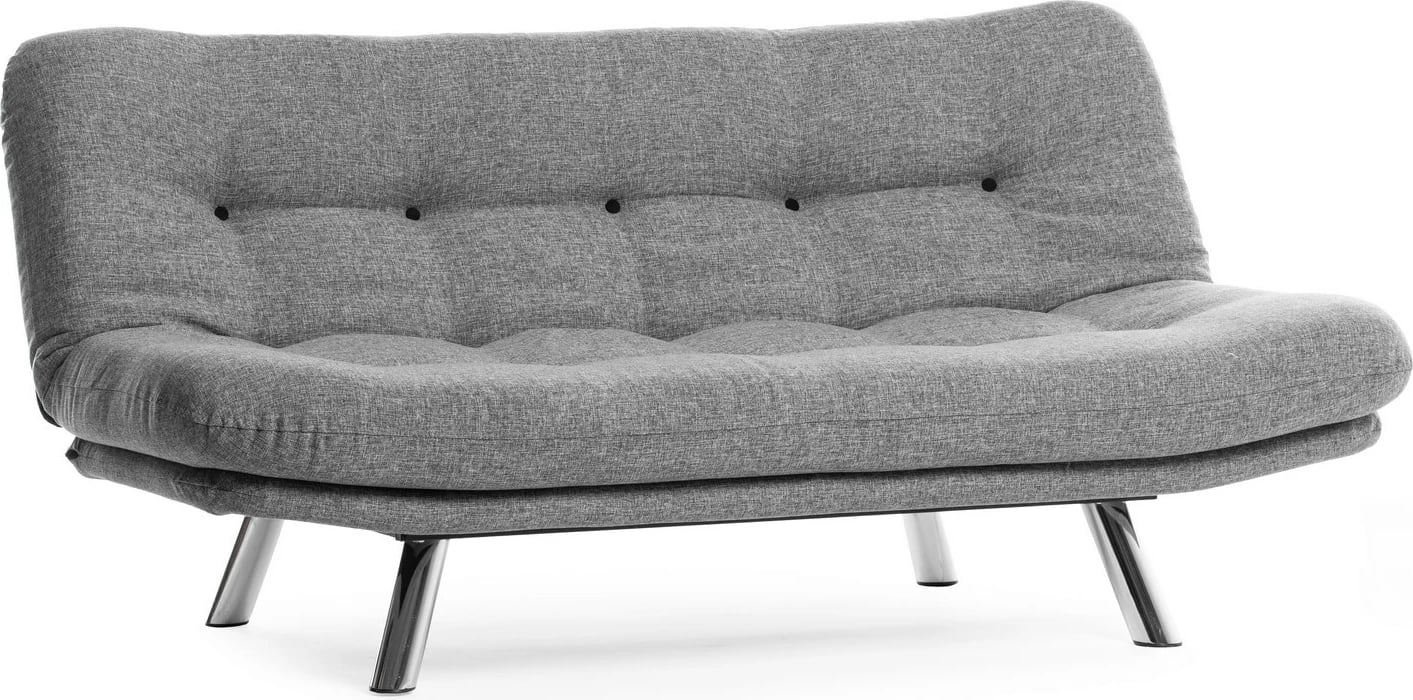Krevat-sofa treshe, Atelier del Sofa, Misa Small, ngjyrë gri e çelët