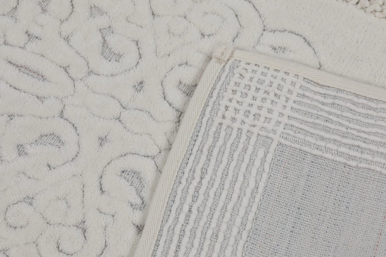 Set tapetash për banjo (2 copë), Mijölnir, Piante, ecru Set tapetash për banjo (2 copë), Mijölnir, Piante, ecru