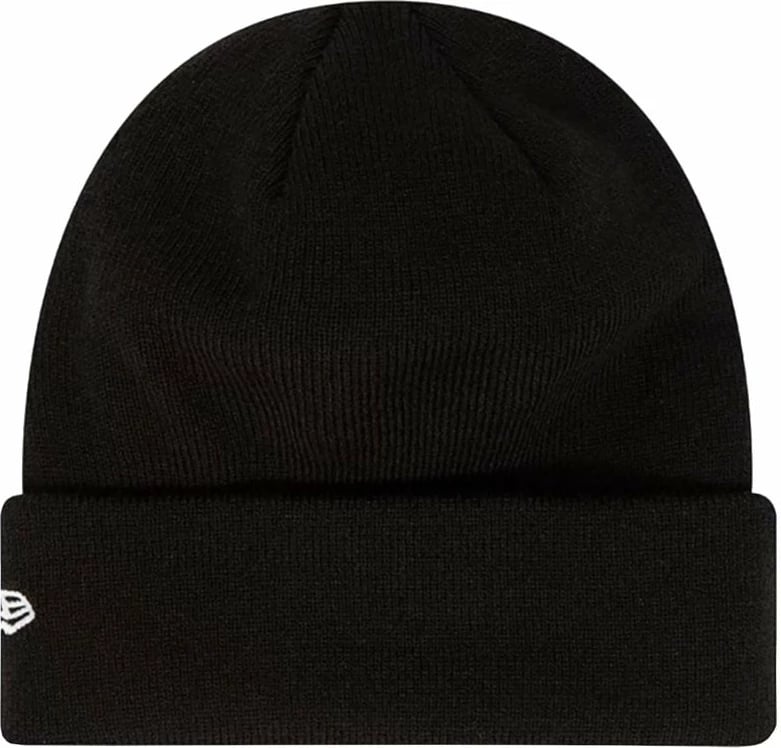 Kapelë New Era, modeli Essential Cuff Beanie për meshkuj dhe femra, e zezë