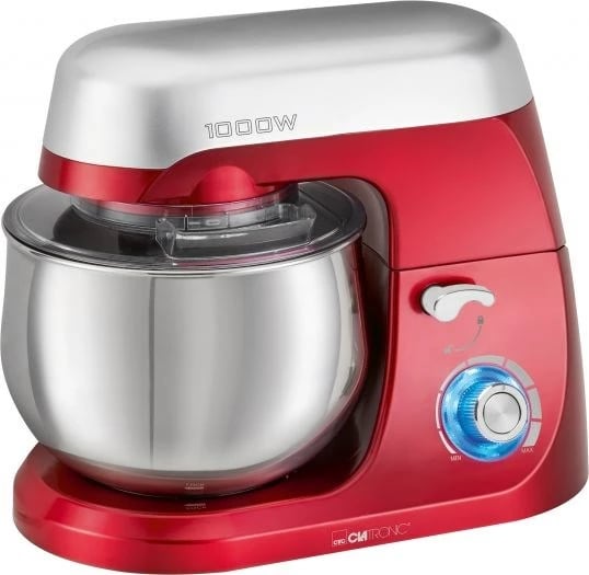 Mikser përpunues ushqimi Clatronic KM 3709, 5 L, 1000 W, i kuq