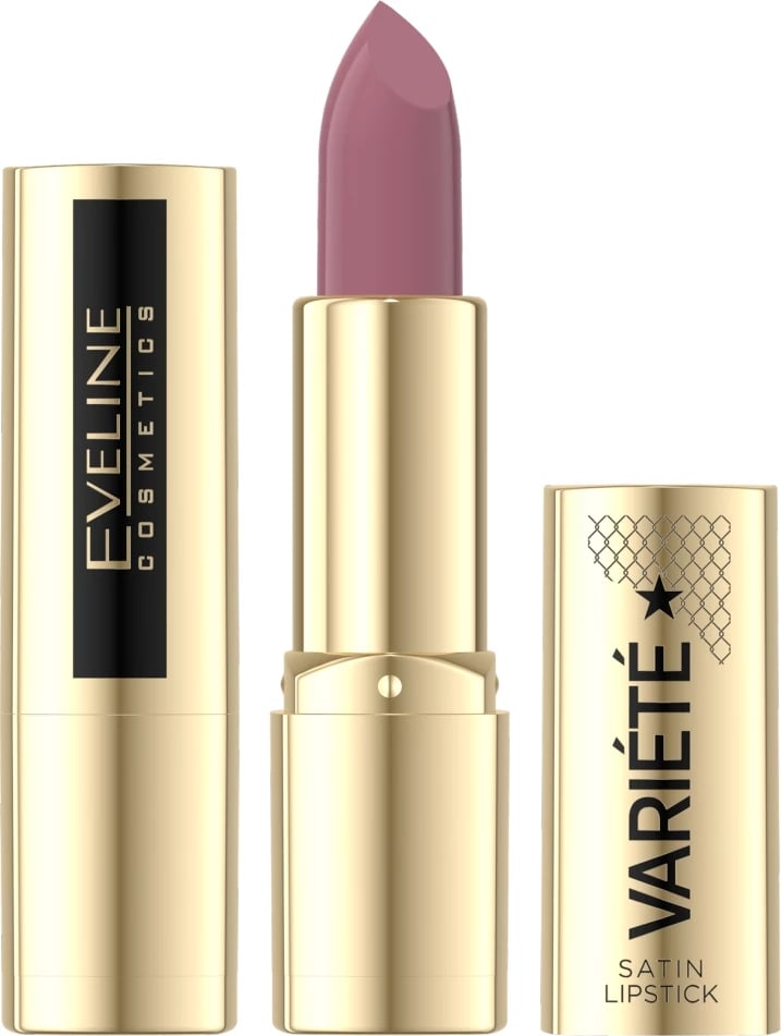 Buzëkuq krem Eveline Cosmetics Variety Satin Lipstick Stick 05 për femra, 4g