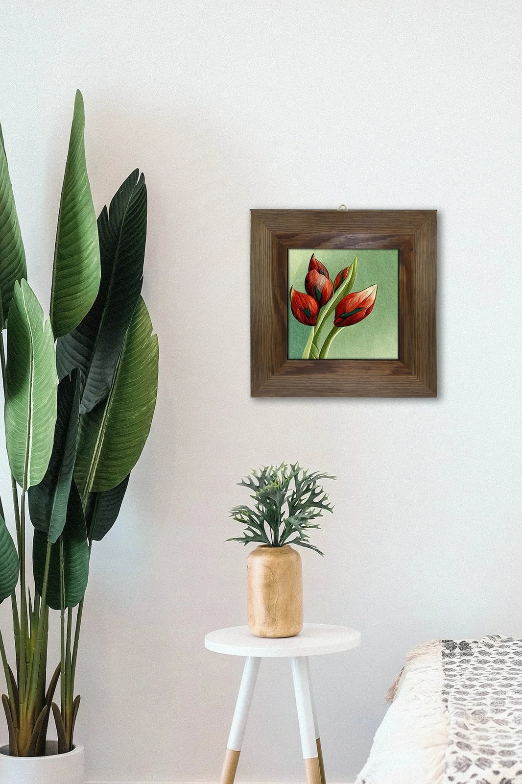 Pikturë dekorative me kornizë, Wallity Artvessakaro37, shumëngjyrëshe, 15.5x15.5cm