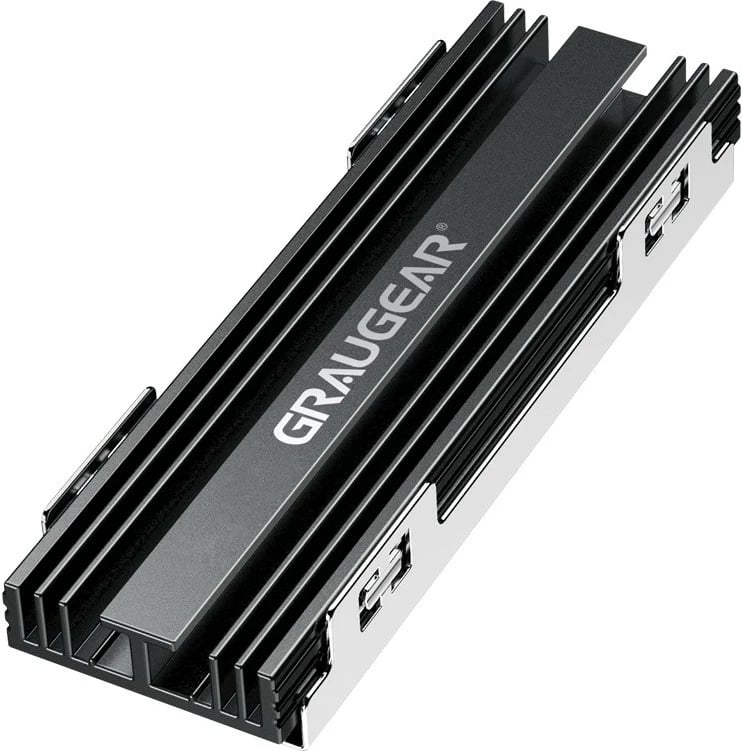 Ftohës SSD M.2 NVMe GrauGear për PS5, zi/argjendtë