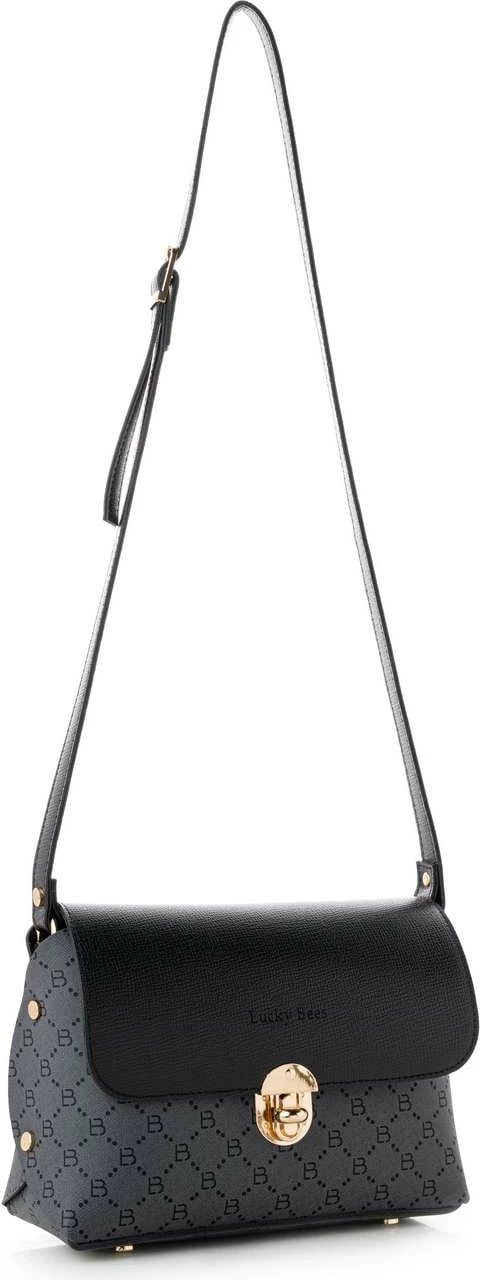Çantë crossbody Lucky Bees, 1278, e zezë, gri