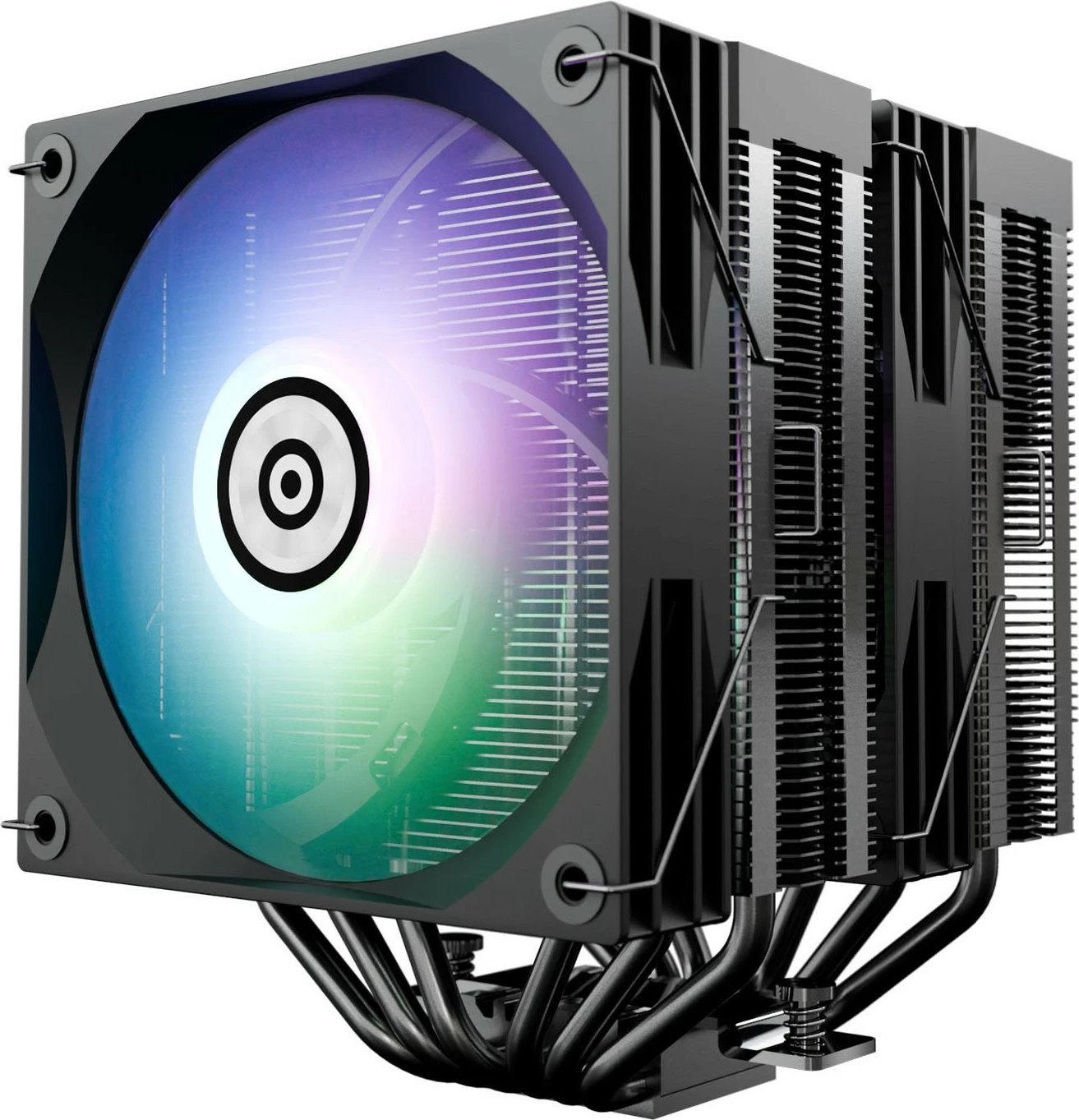 Kasë ftohëse Enermax ETS-T60D ARGB, 6 tuba, 12cm, e zezë