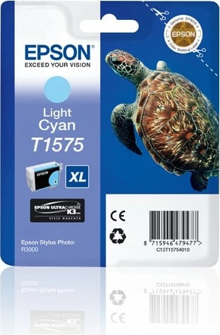 Toner Epson Turtle T1575, High (XL) Yield, Light Cyan, 25.9 ml