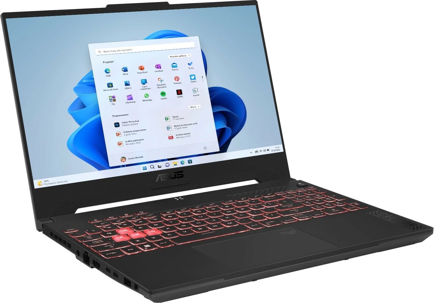 Laptop ASUS TUF Gaming A15 FA507NV-TT901W, Ryzen 5, 16GB, 512GB, RTX 4060