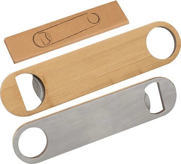 Hapës shishe MACMA, bambu dhe metal, H17.8x4x0.5cm