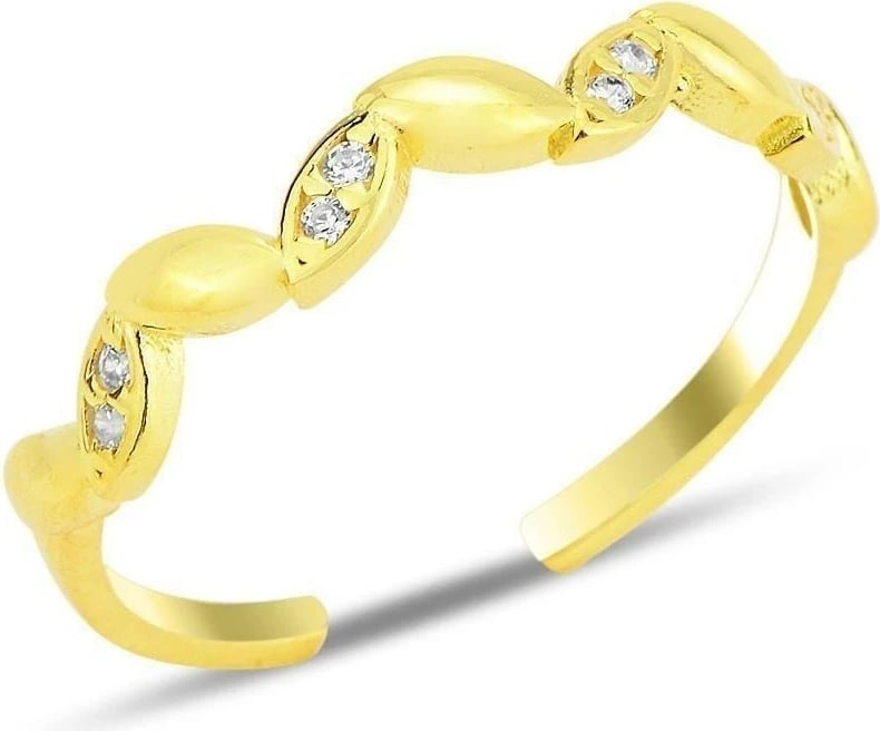 Unazë argjendi Jumeon, ngjyrë ari, SGTL12234