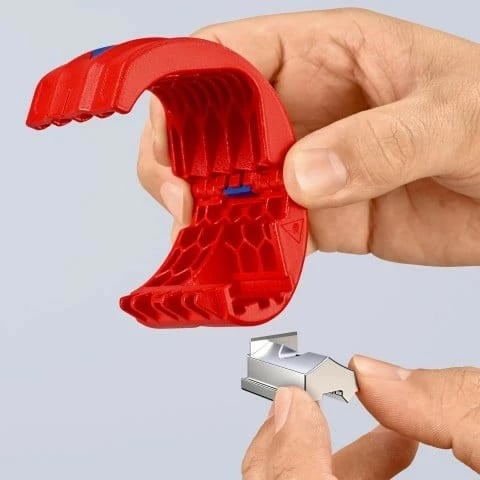 Prerës kabllosh Knipex BiX, plastikë/çelik inox, 5 cm, kuq Prerës kabllosh Knipex BiX, plastikë/çelik inox, 5 cm, kuq