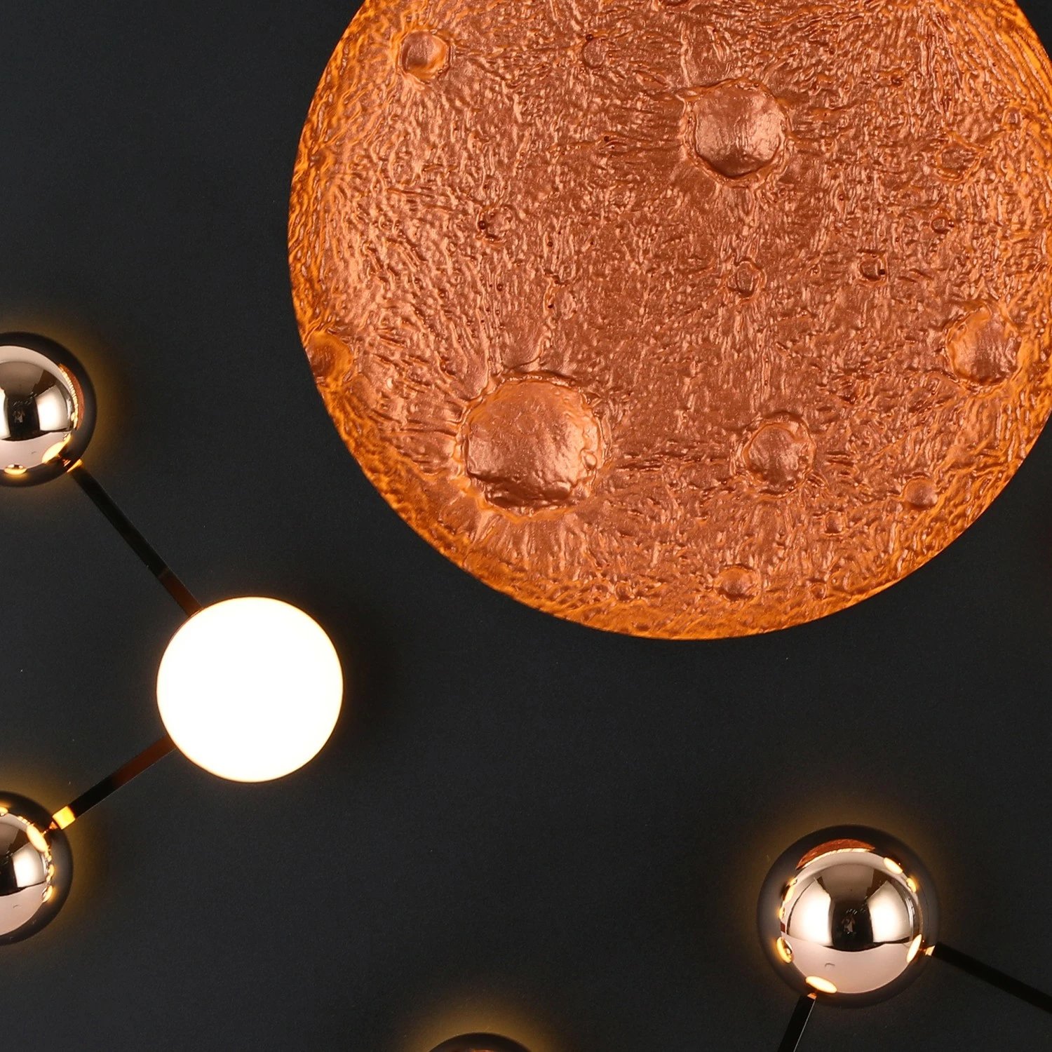 Llambë varëse moderne Opviq, 5719-2-19, ngjyrë e zezë