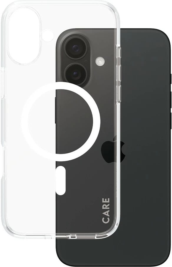 Mbështjellës PanzerGlass CARE Case Flagship MagSAFE për iPhone 16 Plus, transparent