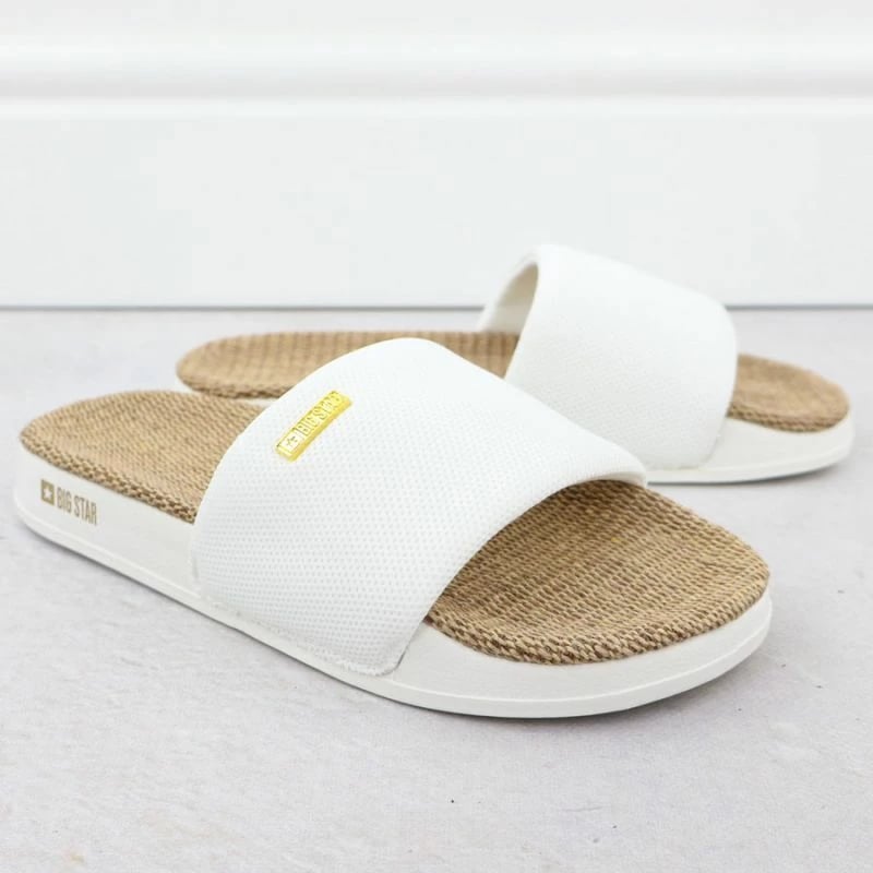 Flip-flop për femra Big Star, të bardha