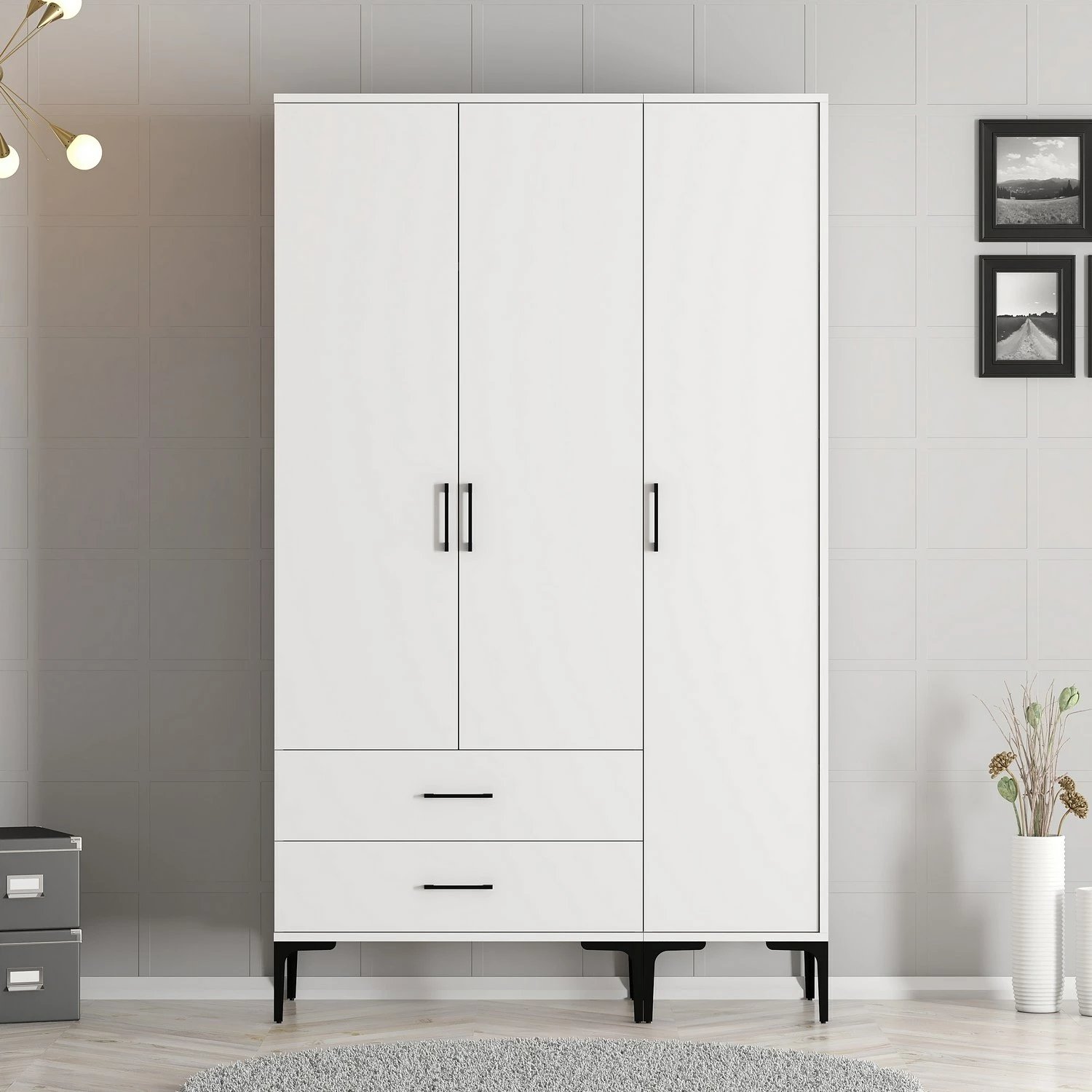 Dollap Skye Decor, Kumsal ST, i bardhë