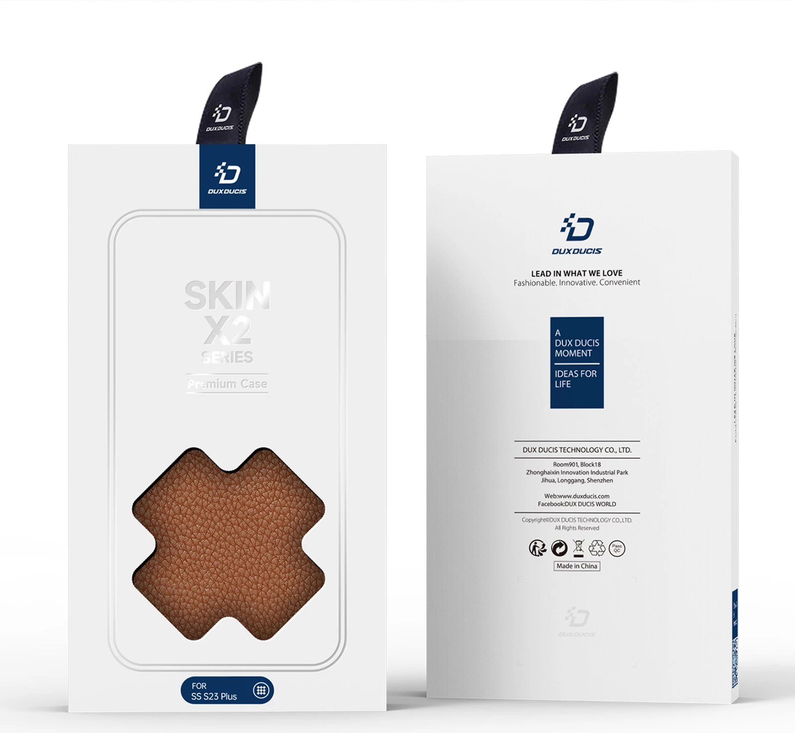Mbështjellës Dux Ducis Skin X2 për Samsung Galaxy S23+, me kapak, portofol dhe qëndrim, Kafe Mbështjellës Dux Ducis Skin X2 për Samsung Galaxy S23+, me kapak, portofol dhe qëndrim, Kafe