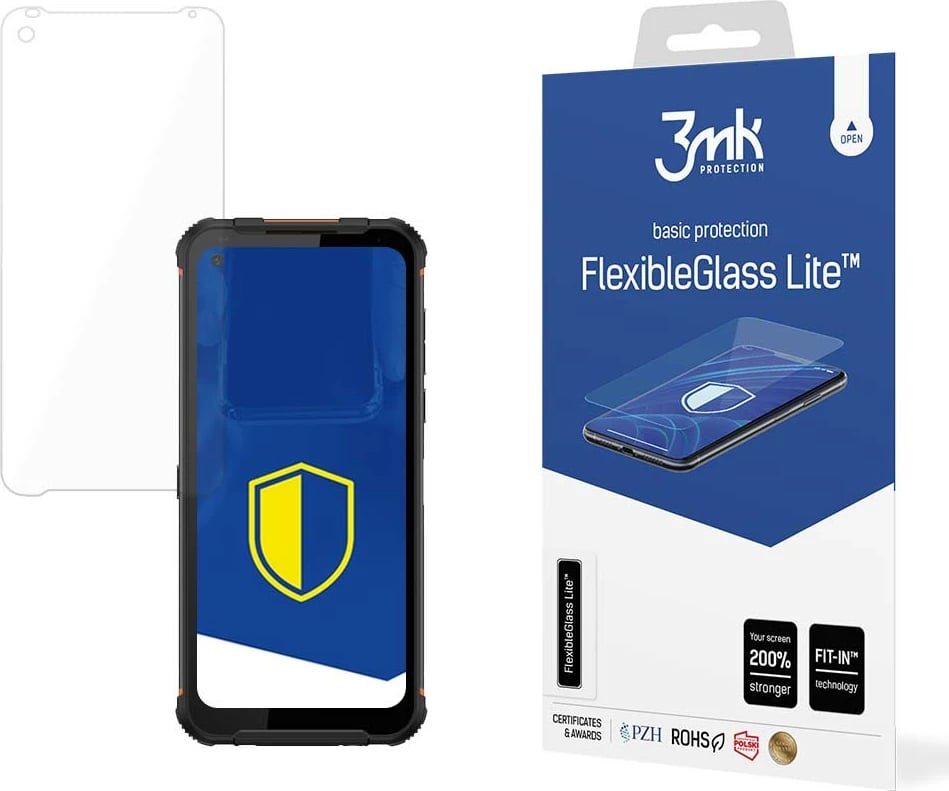 Xham hibrid mbrojtës për ekran, 3mk Protection FlexibleGlass Lite, për Kruger&Matz Drive 10, Transparent