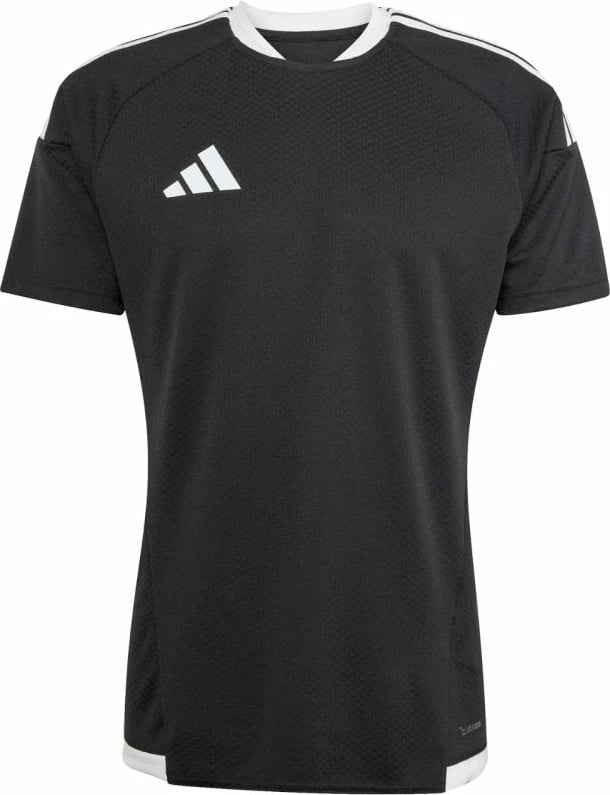 Fanellë futbolli për meshkuj adidas, e zezë dhe e bardhë