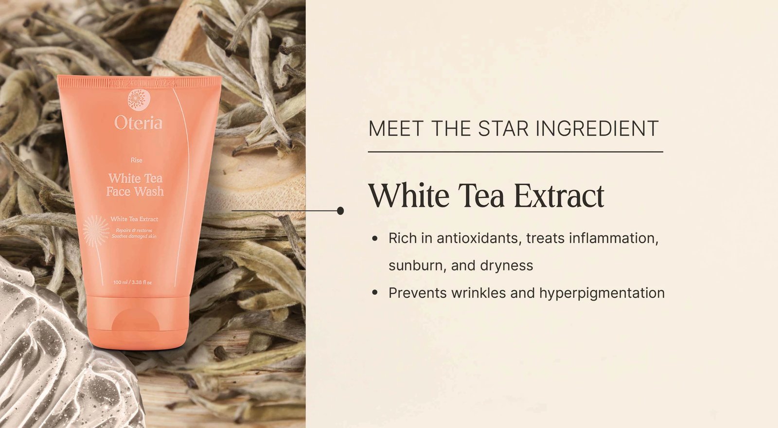 Pastrues për Fytyrë White Tea Face Wash