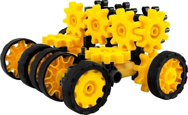 Set blloqe ndërtimi Korbo Machine 61 pjesë, plastikë, shumëngjyrëshe