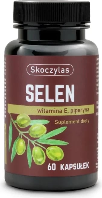 Shtesë ushqimore Skoczylas Selenium Vitamin E + Piperine, 60 kapsula