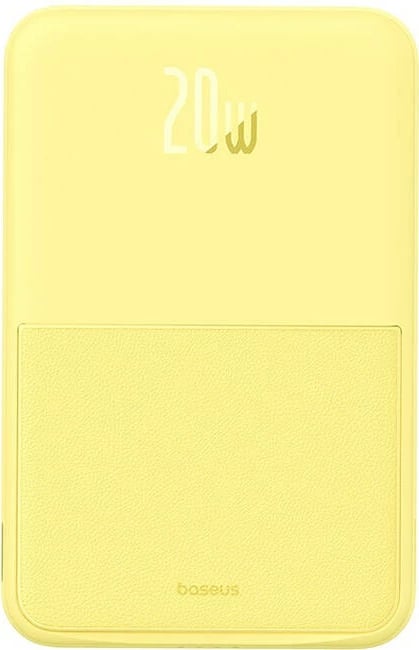 Powerbank Baseus MagPro Magnetic 5000mAh 20W, MagSafe, verdhë