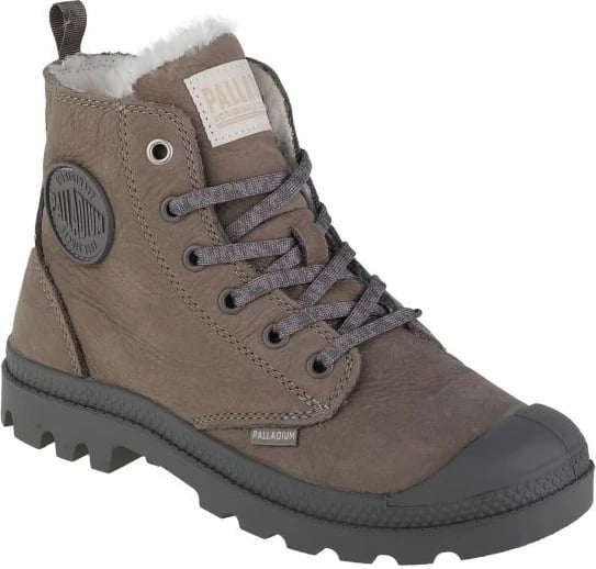 Këpucë për femra Palladium Pampa Hi Zip W WL, gri Këpucë për femra Palladium Pampa Hi Zip W WL, gri