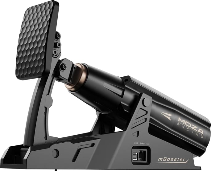 Pedal aktiv universal Moza Racing mBooster RS076 për sim racing, për PC, zi