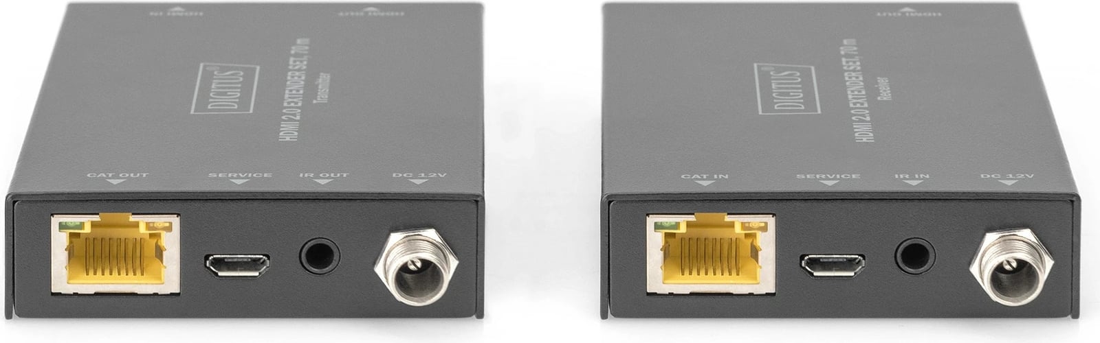 HDMI extender Digitus set 4K 70m, AV transmetues & pranues, i zi