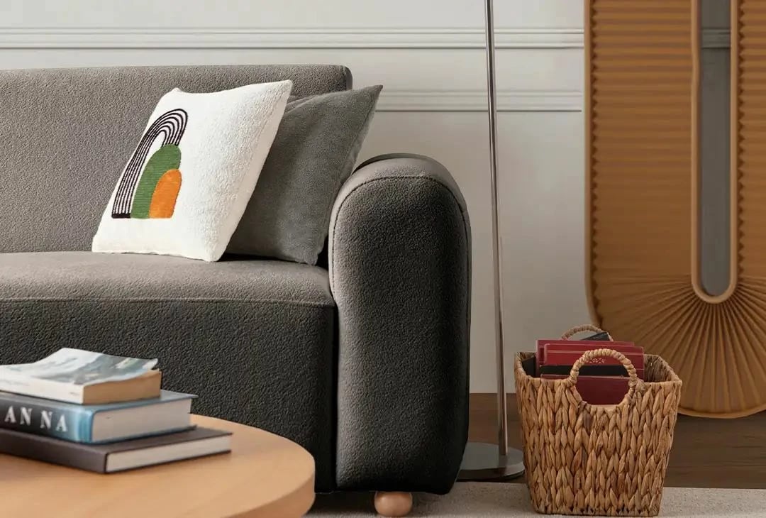 Këndare S-Loft majtas, ngjyrë antracit, Atelier del Sofa