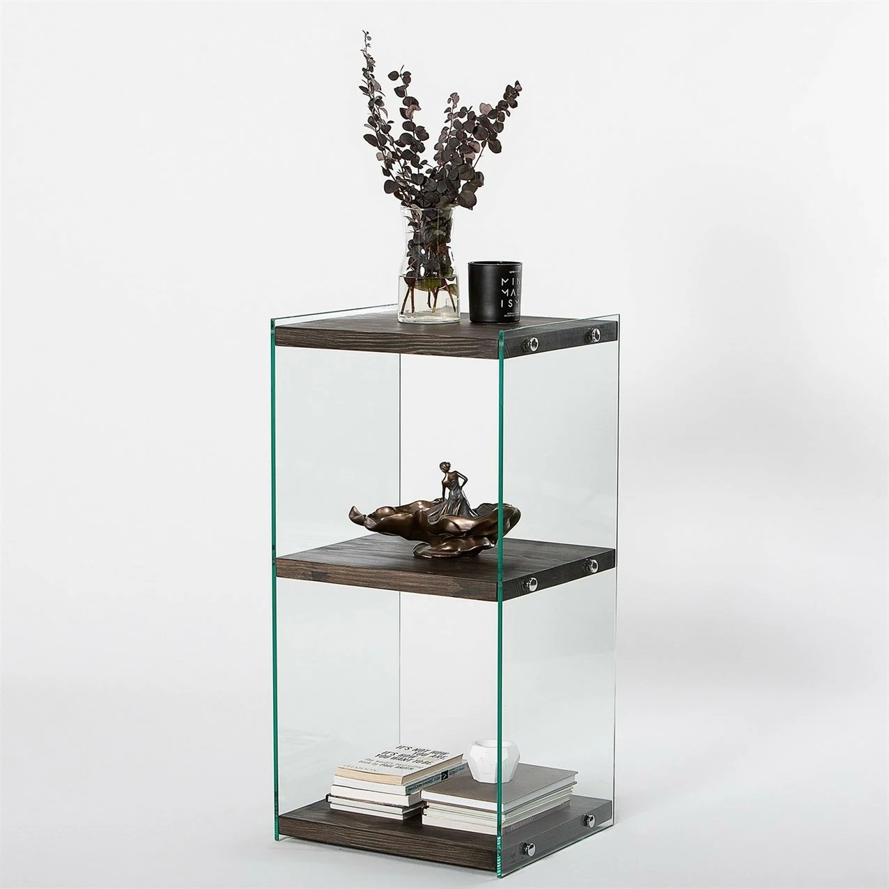 Raft librash Hanah Home, Aqua 2, ngjyrë antracit