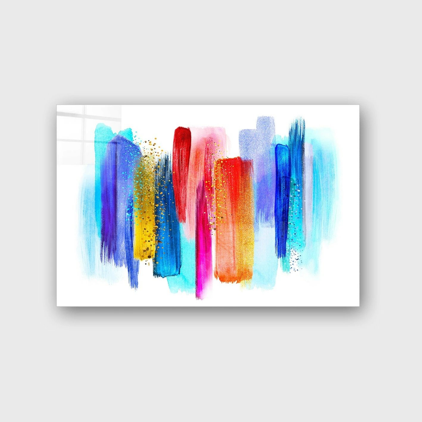 Pikturë dekorative prej xhami të temperuar, shumëngjyrëshe, CAM662769445, 50x70cm