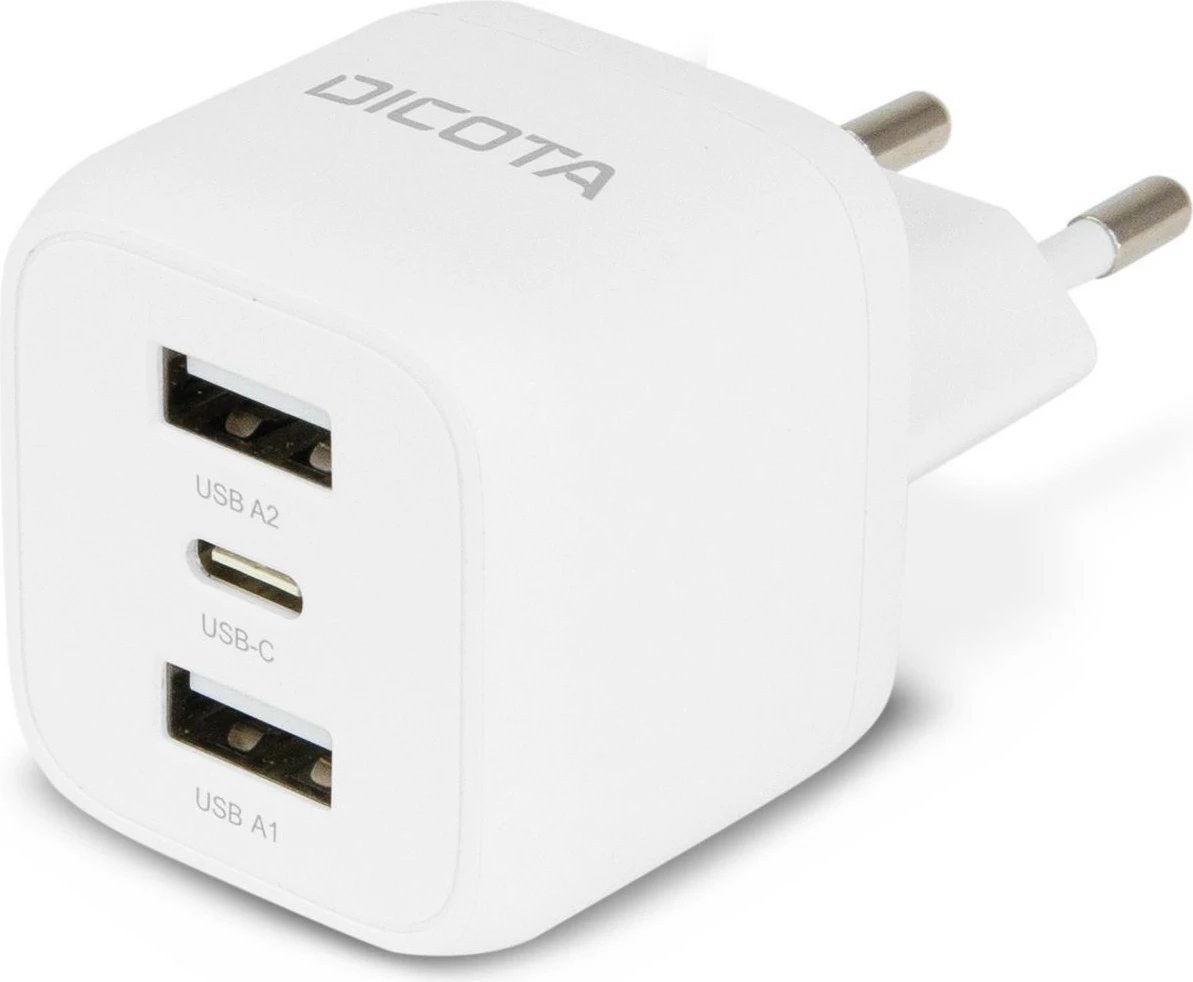 Karikues DICOTA D32069, 32W, USB-C dhe USB-A, i bardhë
