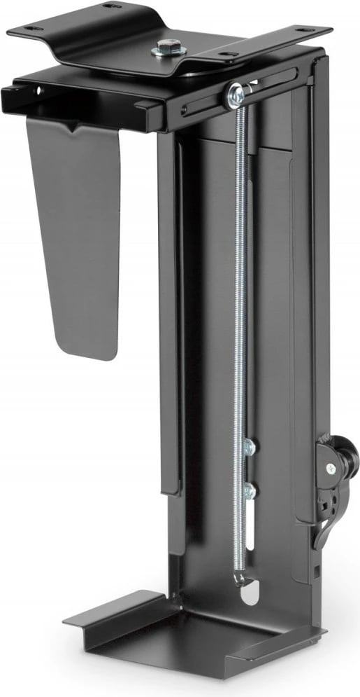 Mbajtës universal për kasë kompjuteri Digitus DA-90411, i zi, montim nën tavolinë