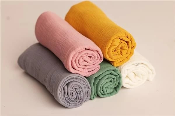 batanije muslini New Baby 100% pambuk organik 60x60cm rozë