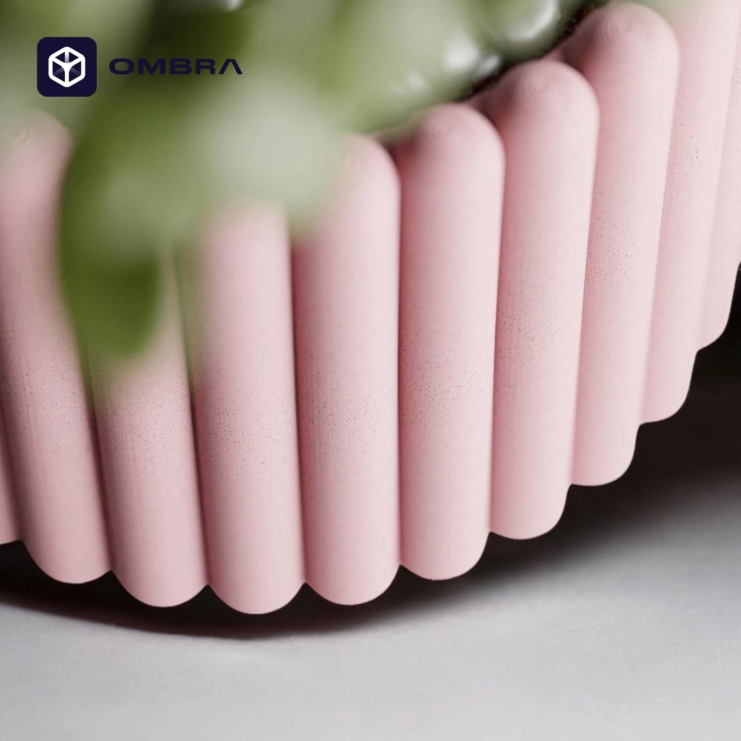 Vazo dekorative për bimë, madhësia S, rozë