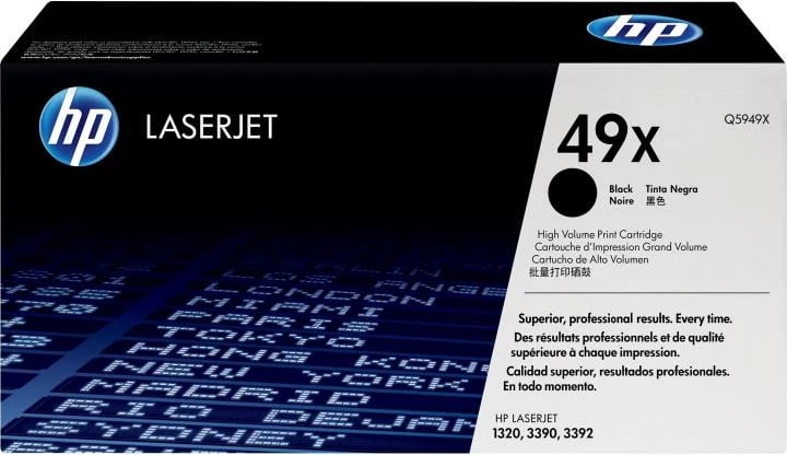 Toner HP 49X Q5949X rendiment i lartë për LaserJet 1320 i zi