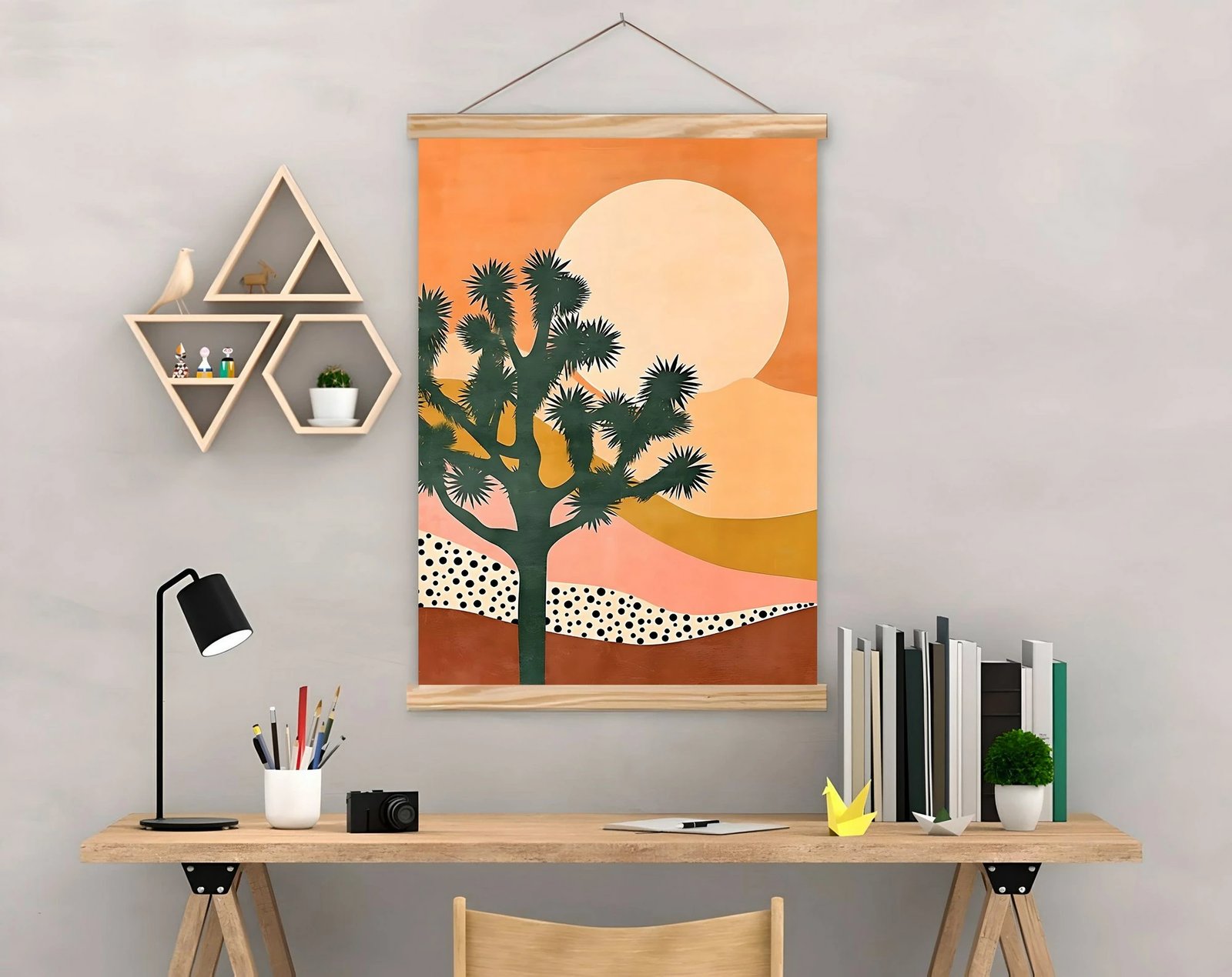 Pikturë dekorative me kornizë, shumëngjyrëshe, Wallity, MRG02, 50x70cm