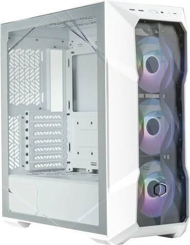 Kasë Cooler Master MasterBox TD500 V2 Mesh, Midi Tower, ARGB, xham i temperuar, USB-C, e bardhë