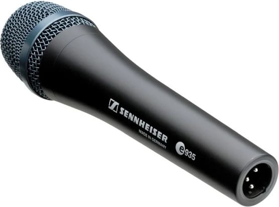 Mikrofon dinamik Sennheiser e 935, kardioid, për vokal, i zi