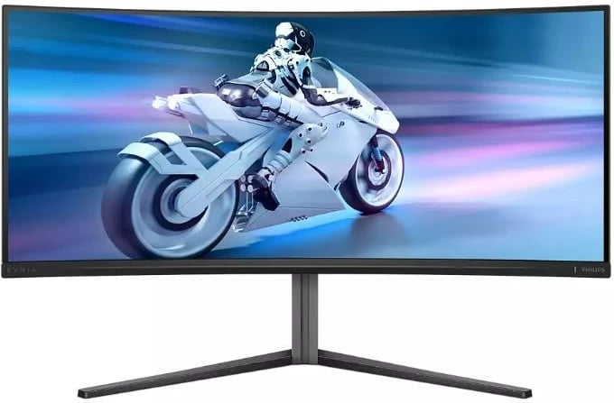 Monitor i lakuar Philips Evnia 34M2C6500, 34", QD OLED, UltraWide, 3440x1440, Gri