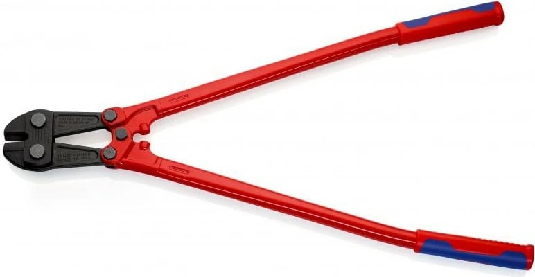 Prerës bulonash Knipex 71 72 760, çelik, 760mm, dorezë plastike, e zezë/kuqe