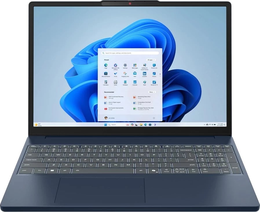 Laptop Lenovo IdeaPad Slim 3 15IRH10, 15.3", Intel Core i5-13420H, 16 GB RAM, 512 GB SSD, Blu