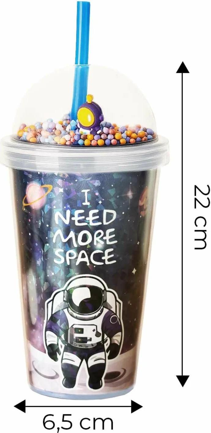 Gotë plastike Hermia Concept, shumëngjyrëshe, MCH0011298, 600ml